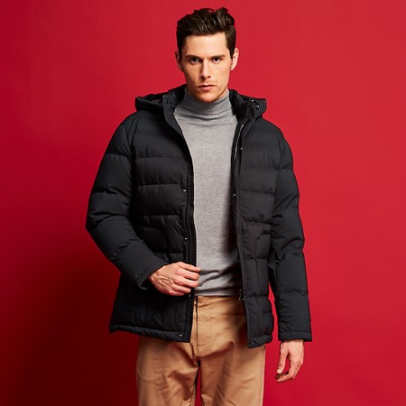 雅蘭仕2020新款羽絨服/男裝羽絨服/墨綠